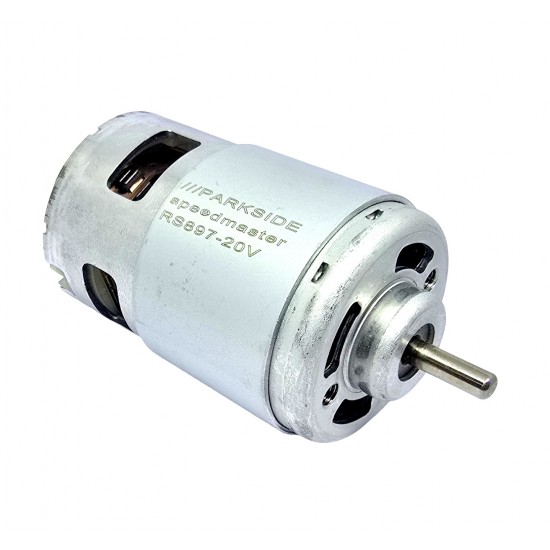 1Pcs RS-897-20V RS-897 DC Motor 12V - 24V 12V DC High Speed 24000 RPM Multi-Purpose Motor For PCB Drill RC Cars Airplane Power Tools DIY Projects