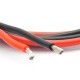 1mtr 16 AWG High Durability 35A Tinned Copper Silicone Wire Red & Black 3mm Dia High Temperature for DIY
