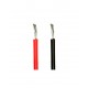 1mtr 16 AWG High Durability 35A Tinned Copper Silicone Wire Red & Black 3mm Dia High Temperature for DIY