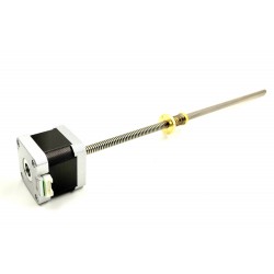 Nema 17 4.2 Kg-cm Bipolar Stepper Motor with 300 mm Lead Screw square thread TR8 8 mm and Anti-backlash Nut CNC Robotics DIY Projects 3D Printer