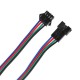 8Pcs - 4 Sets 4 Pin Male & Female 4 Wire Jst Connector Cable Lock Type for Led Lights Diy Projects