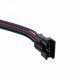 8Pcs - 4 Sets 4 Pin Male & Female 4 Wire Jst Connector Cable Lock Type for Led Lights Diy Projects