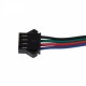 8Pcs - 4 Sets 4 Pin Male & Female 4 Wire Jst Connector Cable Lock Type for Led Lights Diy Projects