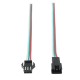 10Pcs - 5 Sets 4 Pin Male & Female 3 Wire Jst Connector Cable Lock Type for Led Lights Diy Projects