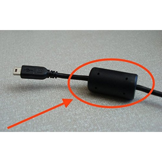 9mm - 11mm Noise Suppressor EMI RFI Clip Choke Ferrite Core Cable Filter Black JG