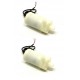 2Pcs 3V - 12V Submersible & Non-Submersible Water DC Pump Horizontal Micro 100 Litre/hr Flow Rate For DIY Projects