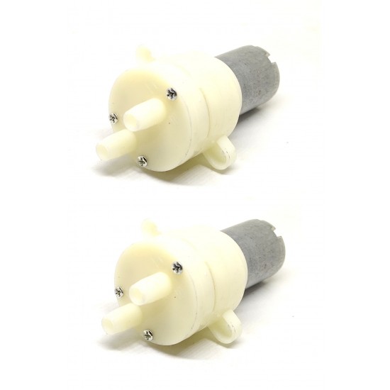 2pcs 12V Diaphragm Self-Priming Water DC Pump Micro 120 Litre/hr Flow Rate For DIY Projects