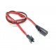 1Pcs 500mm (0.5 mtr) 2 pin 2 Wire Female JST Connector Cable to DC Male Jack Plug 5.5 x 2.1mm For CCTV Camera, LED Strips, DC Connections, DIY Projects