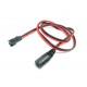 1Pcs 500mm (0.5 mtr) 2 pin 2 Wire Female JST Connector Cable to DC Male Jack Plug 5.5 x 2.1mm For CCTV Camera, LED Strips, DC Connections, DIY Projects