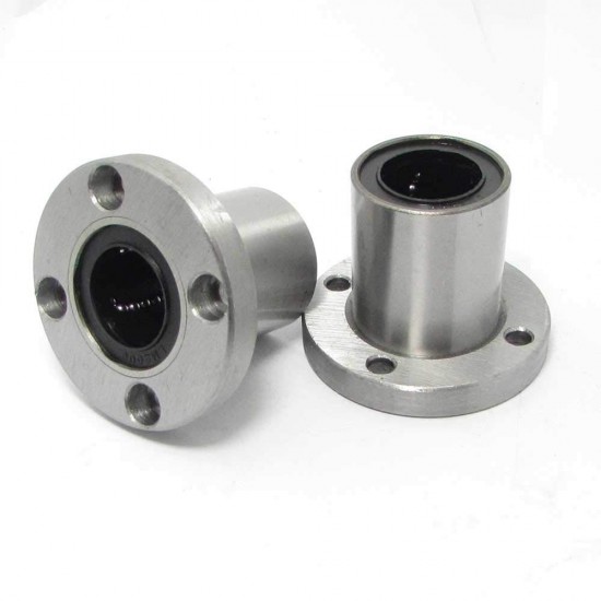 1pcs LMF12UU 12mm Rod Linear Ball Bearing Round Flange for CNC Robotic Machines DIY Project