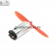 4PCS N50 3.7V - 7.4V Mini Drone DC Motor 10x12x25mm 21000 RPM + 4Pcs 55m Propeller for Airplane Helicopter Drones Toy Car Robot DIY