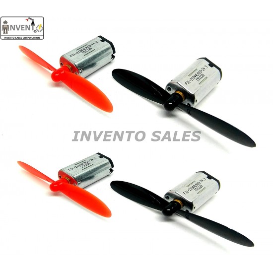 4PCS N30 3.7V Mini Drone DC Motor 10x12x20mm 25000 RPM + 4Pcs 55m Propeller For Airplane Helicopter Drones Toy Car Robot DIY
