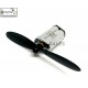 4PCS N30 3.7V Mini Drone DC Motor 10x12x20mm 25000 RPM + 4Pcs 55m Propeller For Airplane Helicopter Drones Toy Car Robot DIY