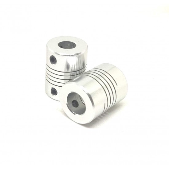 2pcs 8 x 10mm Aluminium Flexible Coupling for Nema 23 Z Axis 3D Printer CNC Robotics DIY