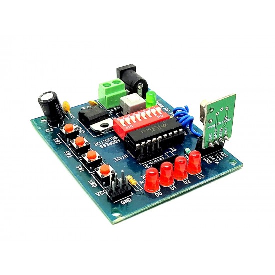 433Mhz Wireless RF Transmitter Receiver Board With HT12D HT12E upto 150 mtr range for DIY Projects