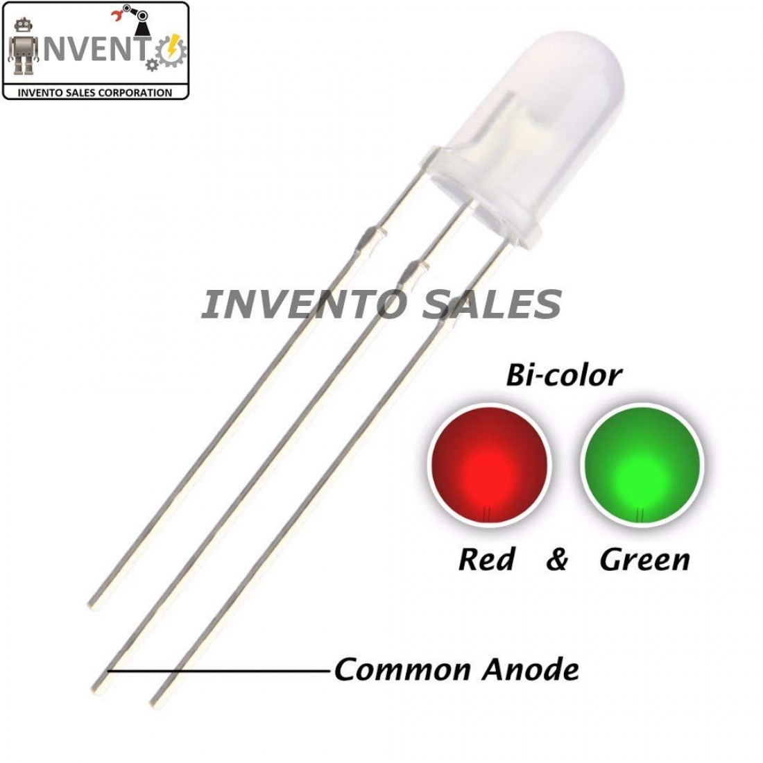 Rg Led Cathode 100pcs 5mm 3pin 3V RG Bi-Colors Common Cathode RG LED Diodes Diffused ...