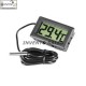 Temperature Gauge Mini LCD Digital Thermometer with Probe for Fridge Aquarium Fish Tank