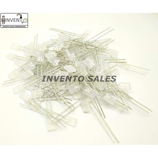 50pcs 2x5x7mm Rectangle LED 2 pin 2 Color bi-Color Yellow Red Color Light Emitting Diode Lamp Bulb
