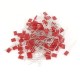 100pcs 2x5x7mm Rectangle LED Red Diffused Color Lens Light Emitting Diode Lamp Bulb