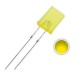 100pcs 2x5x7mm Rectangle LED Yellow Diffused Color Lens Light Emitting Diode Lamp Bulb
