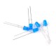 100 Pcs 3mm Round Diffused Blue Color LED Light Bulb Lamp Light Emitting Diode DC 1.5V - 3V for DIY Projects