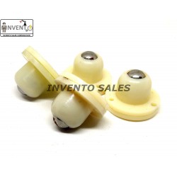 4pcs Universal Swivel Caster Wheel size 23 x 35mm steel ball wheel for robot smart car bo motor