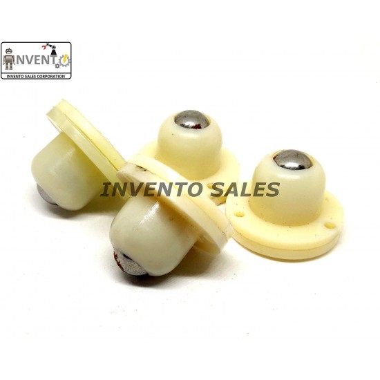 4pcs Universal Swivel Caster Wheel size 23 x 35mm steel ball wheel for robot smart car bo motor