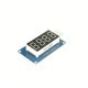 0.36" TM1637 4-digit 7-Segment Tube LED Blue Digital Display Module