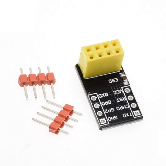 ESP8266 ESP-01S ESP-01 Wireless Transceiver Module Breakout Breadboard Adapter