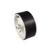 4pcs Plastic Robotic Wheel Durable Rubber White Tire Wheel 100mm x 40mm for Bo Dc Geared Motor
