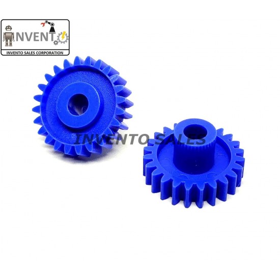 1pcs each Plastic Spur gear 24 Teeth + 60 Teeth 6.5mm Width, 6mm hole for DIY Projects