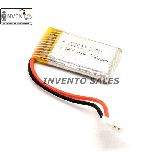 LiPo 3.7V 380 mAh 35x20x8mm 1 Cell 20C Lithium Polymer Rechargeable Battery for Mini Quadcopter Helipcopter RC Plane