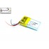 3.7V 80 mAh Lithium Li-ion battery 22x11x5mm For Quadcopter Helicopter Drones GPS PDA DVD iPod Tablet PC