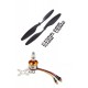 1Pcs 800KV BLDC Brushless Motor + 1245 12X4.5 12 inch Propeller Quadcopter mini kit