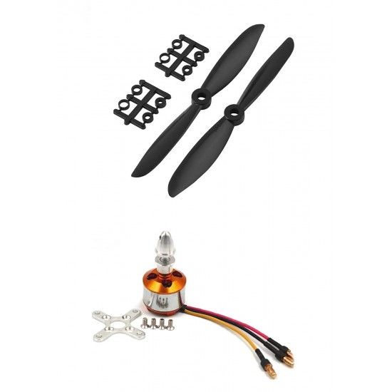 1Pcs 1000KV BLDC Brushless Motor + 6045 6x4.5 6 inch Propeller Quadcopter mini kit