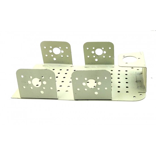 Robot Car Metal Chassis 4 Wheel Platform 200x105x50mm for DC Geared Motor smart car DIY