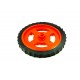 4Pcs Plastic Robotic Wheel Durable Rubber Tire Wheel 72mm x 8mm for Bo Dc Motor DC Geared Motor