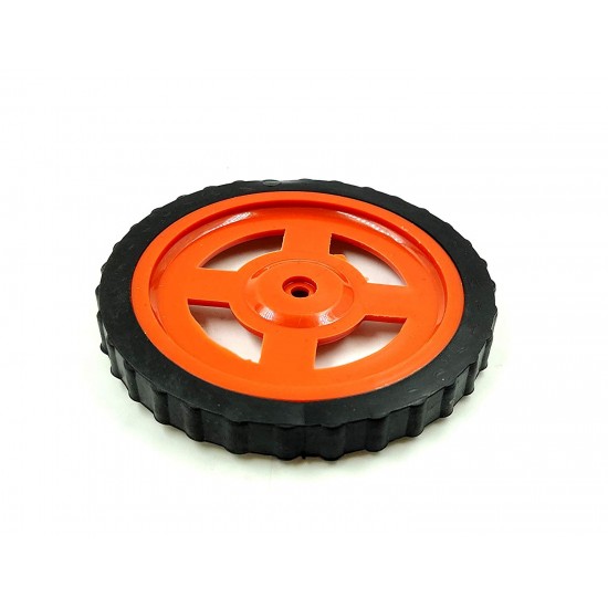 4Pcs Plastic Robotic Wheel Durable Rubber Tire Wheel 72mm x 8mm for Bo Dc Motor DC Geared Motor