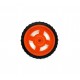 1pcs Plastic Robotic Wheel Durable Rubber Tire Wheel 72mm x 8mm for Bo Dc Motor DC Geared Motor