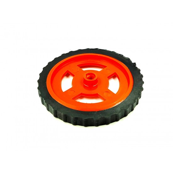 1pcs Plastic Robotic Wheel Durable Rubber Tire Wheel 72mm x 8mm for Bo Dc Motor DC Geared Motor