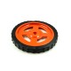 1pcs Plastic Robotic Wheel Durable Rubber Tire Wheel 72mm x 8mm for Bo Dc Motor DC Geared Motor