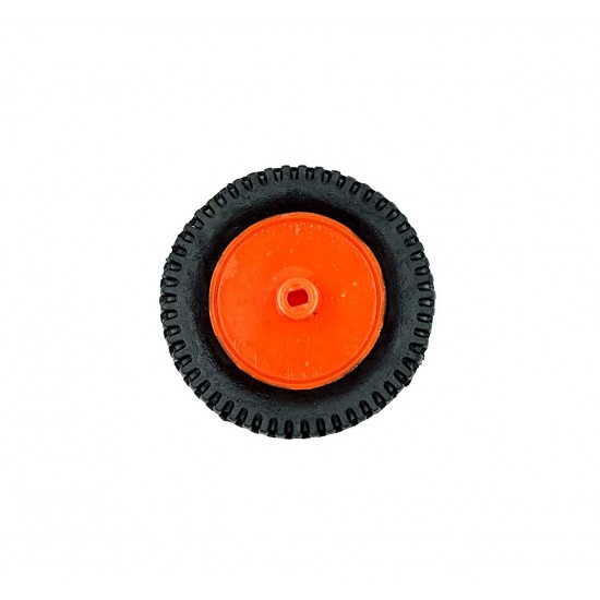 1pcs Plastic Robotic Wheel Durable Rubber Tire Wheel 75mm x 15mm for Bo Dc Motor DC Geared Motor