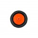 1pcs Plastic Robotic Wheel Durable Rubber Tire Wheel 75mm x 15mm for Bo Dc Motor DC Geared Motor