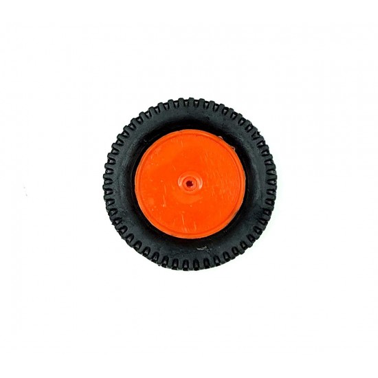 1pcs Plastic Robotic Wheel Durable Rubber Tire Wheel 75mm x 15mm for Bo Dc Motor DC Geared Motor