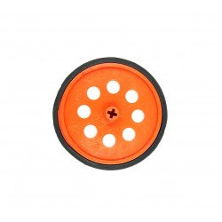 4pcs Plastic Robotic Wheel Durable Rubber Tire Wheel 80mm x 8mm for Bo Dc Motor DC Geared Motor