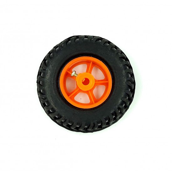 4pcs 80mm x 25mm Plastic Robotic Wheel Durable Rubber Tire Wheel 6mm Hole for DC Geared Motor RC Car Robot 4pcs 80mm x 25mm Plastic Robotic Wheel Durable Rubber Tire Wheel 6mm Hole for DC Geared Motor RC Car Robot