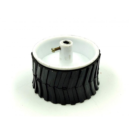 1pcs 70mm x 40mm Plastic Robotic Wheel Durable Rubber Tire Wheel 6mm Hole for DC Geared Motor RC Car Robot
