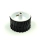 1pcs 70mm x 40mm Plastic Robotic Wheel Durable Rubber Tire Wheel 6mm Hole for DC Geared Motor RC Car Robot