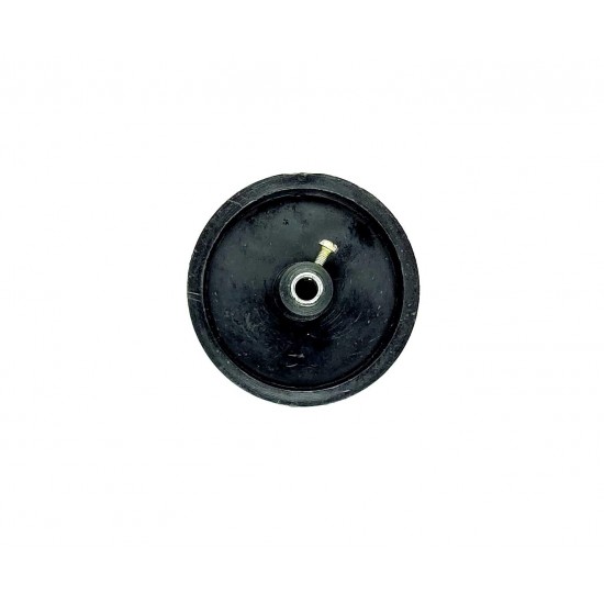 4pcs 65mm x 18.5mm Plastic Robotic Track Wheel V-Pulley Durable Tire Wheel 6mm Hole with Metal Collet for DC Geared Motor RC Car Robot