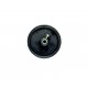 4pcs 65mm x 18.5mm Plastic Robotic Track Wheel V-Pulley Durable Tire Wheel 6mm Hole with Metal Collet for DC Geared Motor RC Car Robot